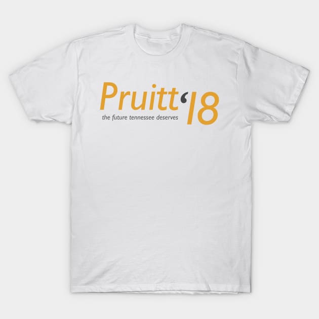 Pruitt '18 T-Shirt by tennesseelogo